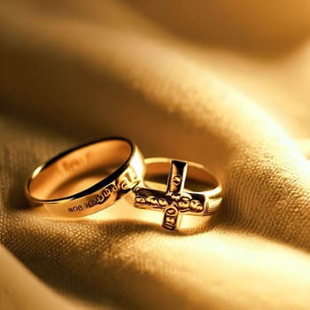 The WEdding ring desing with nice light yellow color