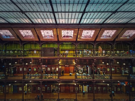 View inside the Museum of Natural History, Paris, France.