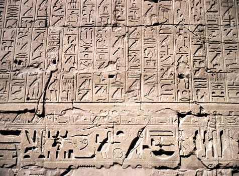 Relief in Luxor Temple.