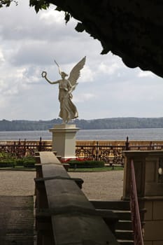 Statue of an angel at Schwerin Castle