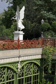 Statue of an angel at Schwerin Castle
