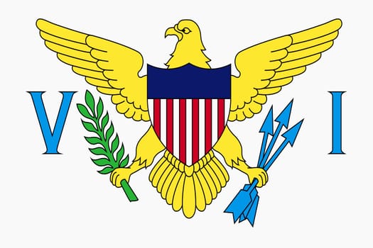 A US Virgin Islands flag illustration background