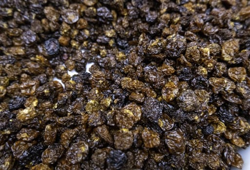 Detail of dry sweet fruit, healthy food and food preservation