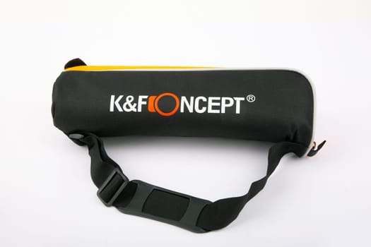 WETZLAR, HESSE, GERMANY 04-06-2023: K&F Concept is an international distributor of photo tripods and other photo accessories.