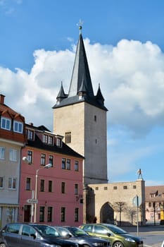 JohannistorTurm in the old town of Aschersleben