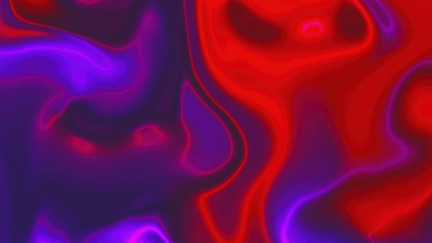 Wavy neon lines. Computer generated 3d render