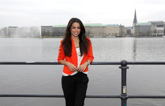 Fernanda Brandao presented her fitness program Ginga at pressday Hamburg 2015 at the Fairmont Hotel Vier Saisonen an der Alster Hamburg,14.04.2015