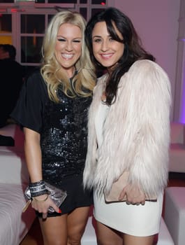 Natalie Horler and Nina Moghadam Grand Opening Party of the bed brand DeRucci in flora Koeln on 19.01.2015