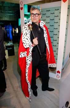 Rolf Scheider dressed up as a king, Duftstars 2015 at the old E-Kraftwerk Berlin on 08.05.2015