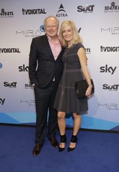 Axel Milberg with his wife Judith , Mira Award 2015 at the Berlin location The Station on 29.01.2015