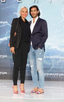 Natascha Ochsenknecht and Umut Kekilli,. Terminator 5 - Genisys Europa Premiere ,Sony Center Berlin on 21.06.2015 ,
