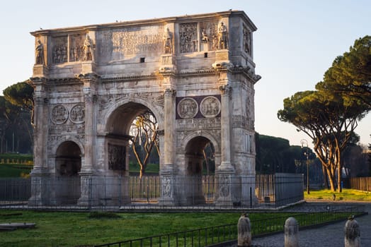 Arco Di Costantino in Rome, Arch of Constantine