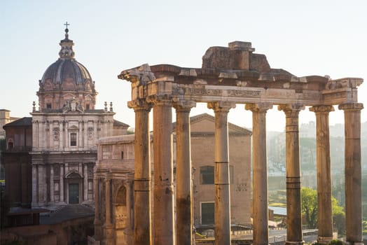 Roman ruins in Rome, Forum
