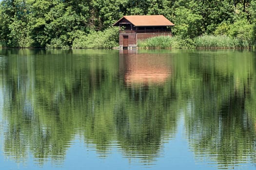 Fisherman's hut at the Soppensee