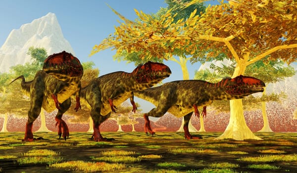Giganotosaurus was a carnivorous theropod dinosaur that lived in Argentina during the Cretaceous Period.