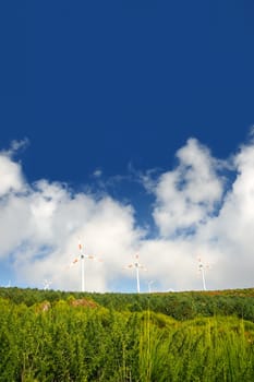 Eolic turbines Paul de Serra, Madeira
