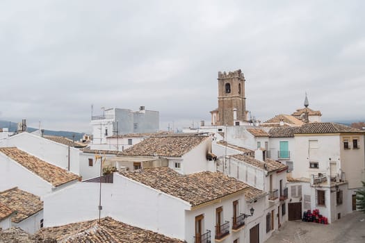 Priego de Cordoba, white village of Cordoba province in Spain.