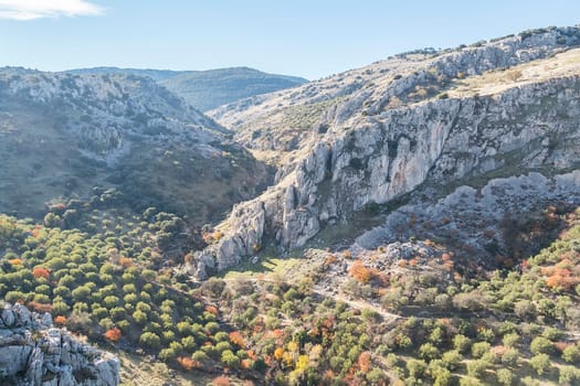 Zuheros, white village of the province of Cordoba in Spain.