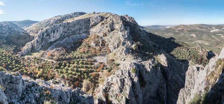 Zuheros, white village of the province of Cordoba in Spain.