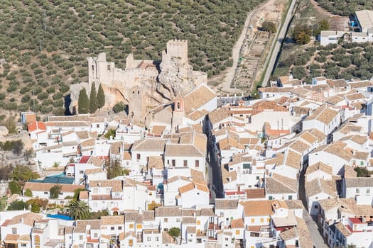Zuheros, white village of the province of Cordoba in Spain.
