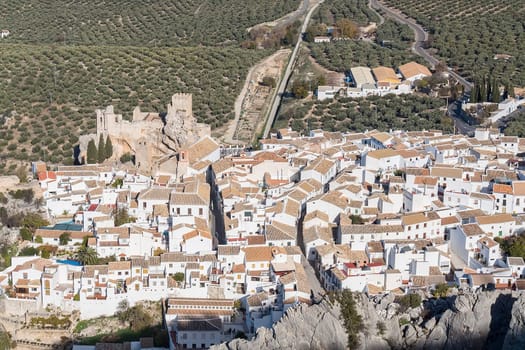 Zuheros, white village of the province of Cordoba in Spain.