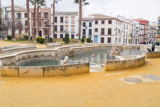 Priego de Cordoba, white village of Cordoba province in Spain.