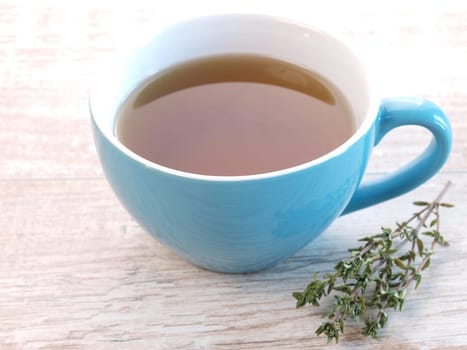 Healthy tea of thyme