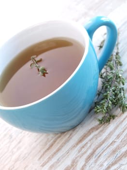 Healthy tea of thyme