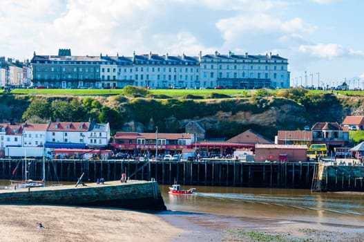 Whitby, North Yorkshire, UK - October 12, 2014
