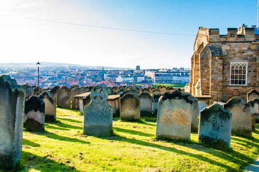 Whitby, North Yorkshire, UK - October 12, 2014