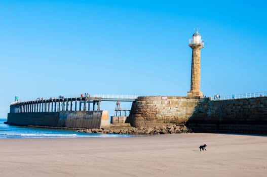Whitby, North Yorkshire, UK - October 12, 2014