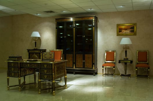 interior of a room in a hotel