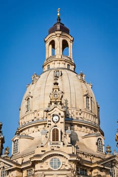 An image of the famous Frauenkirche in Dresden Germany