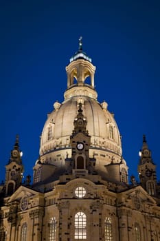 An image of the famous Frauenkirche in Dresden Germany