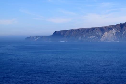 Santa Cruz Island of the cost from Ventura California