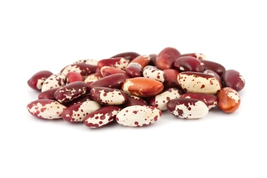 dried beans isolated on white background