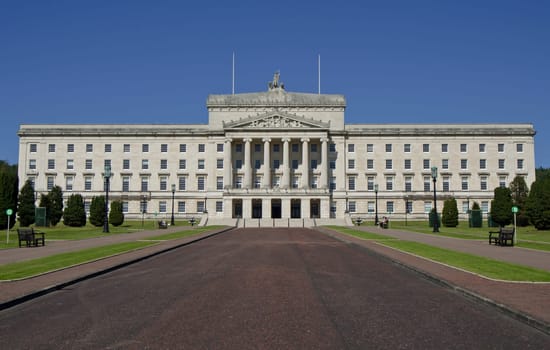 Northern Ireland's Parliament Building, historic home of the Northern Ireland Assembly