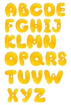 orange fruit alphabet