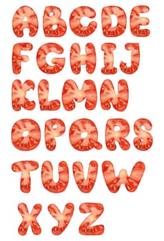 tomato alphabet