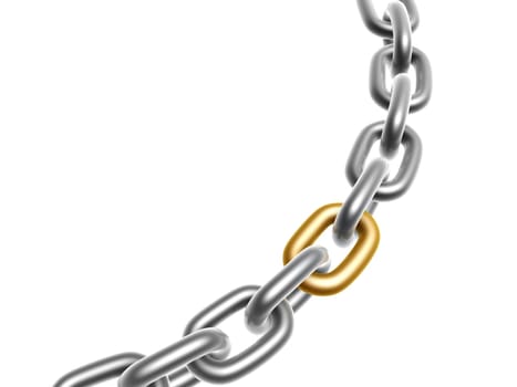 Solution, Chain with one golden link