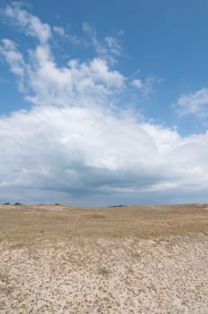 Dunes landscape near Quiberon on Cote Sauvage