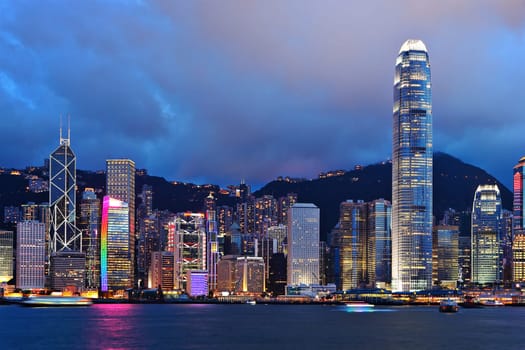 Hong Kong at night