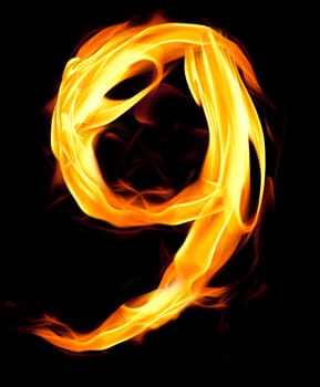 Fiery number nine