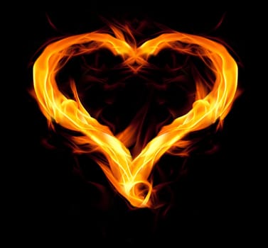 Fiery heart