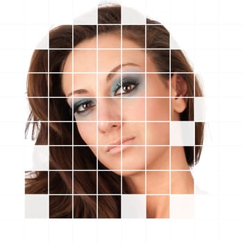 Portrait of beautiful woman