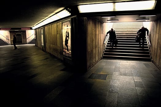 people in underground