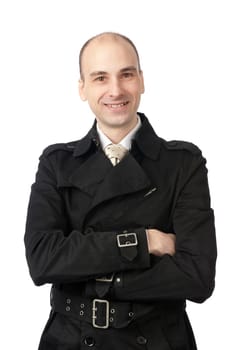 Portrait of a happy businessman smiling