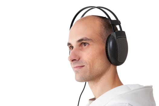 Man listening to music