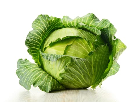 Cabbage isolated on white