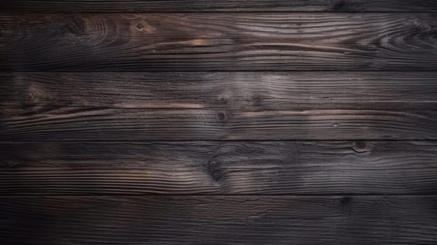 This high-quality 8k photo features a dark, rustic wooden texture with a three-dimensional feel. The wood background provides a modern touch, with professional color grading and lighting. Ideal for use as a background image in various design projects.